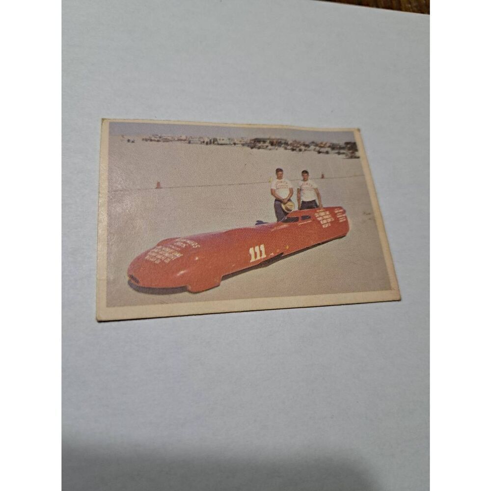 Vintage 1965 Hot Rod Magazine Trading Card #9 Bob Bill Summers Spec Sheet Card